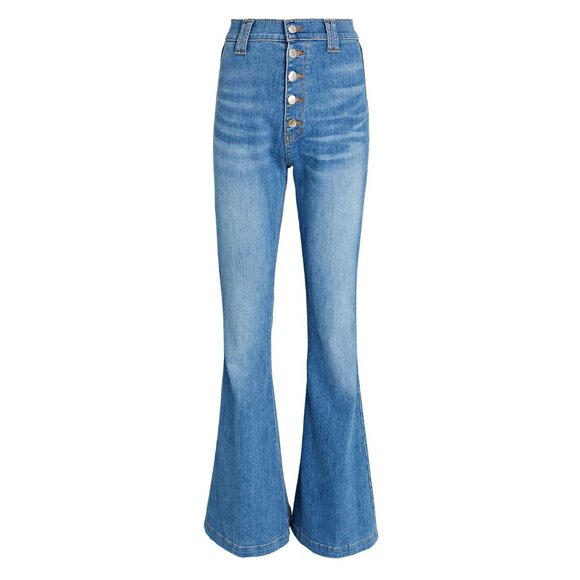 Veronica Beard high rise Sheridan bell bottom flare jeans - Picture 4 of 7